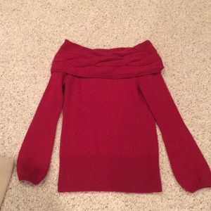 White House Black Market Off the Shoulder Sweater